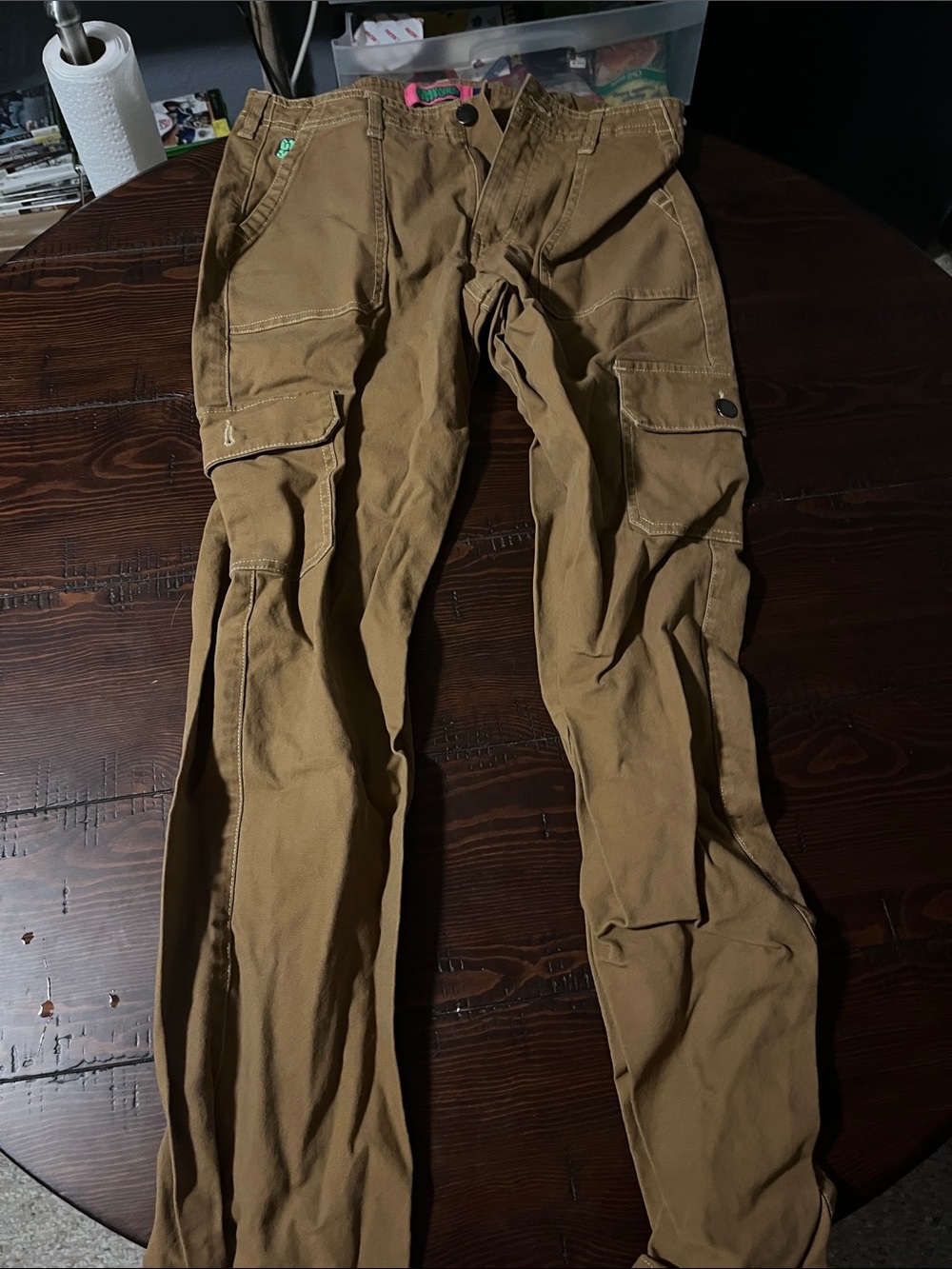 Empyre Women's Cargo Jeans in Brown